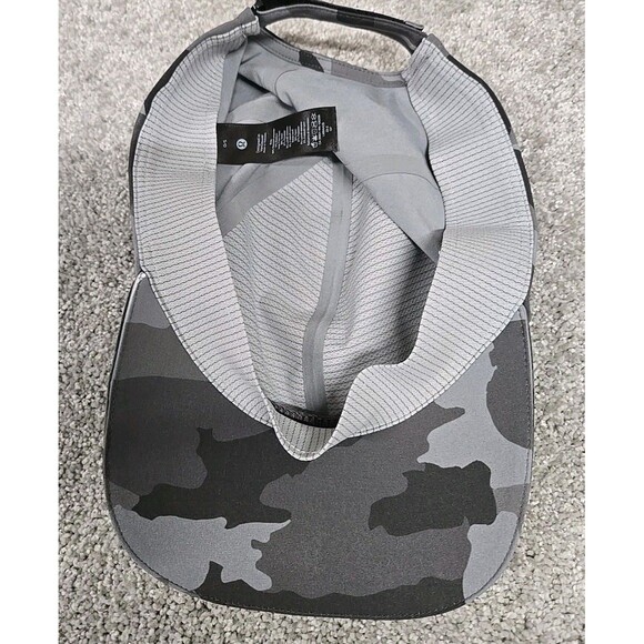 Lululemon Fast Free Run Hat Heritage 365 Camo Rhino Grey OS Baseball Cap EUC - Picture 3 of 5